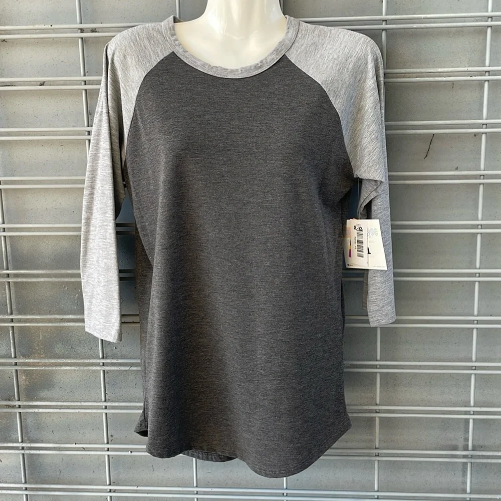 LulaRoe Colorblocked Randy Top-#R-12 - Picture 5 of 12